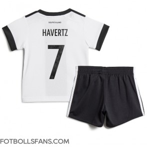 Tyskland Kai Havertz #7 Replika Hemmatröja Barn VM 2022 Kortärmad (+ Korta byxor)